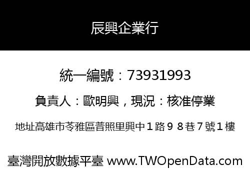 辰興企業行