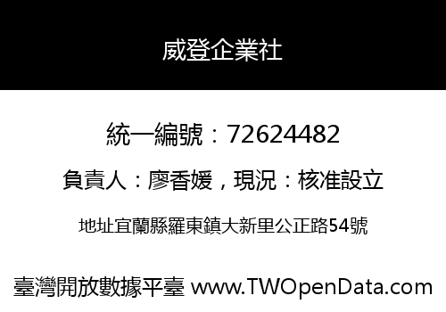 威登企業社