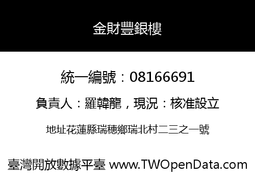 金財豐銀樓