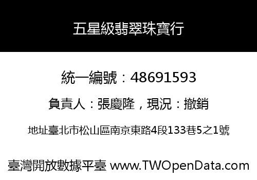 五星級翡翠珠寶行