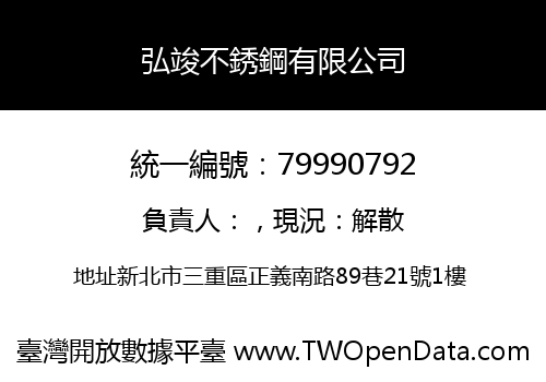 弘竣不銹鋼有限公司