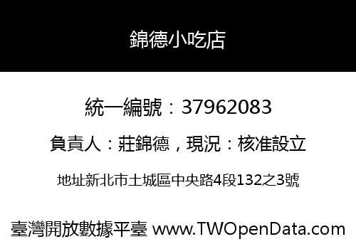 錦德小吃店
