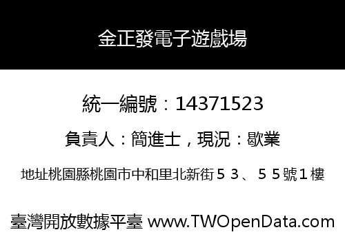 金正發電子遊戲場