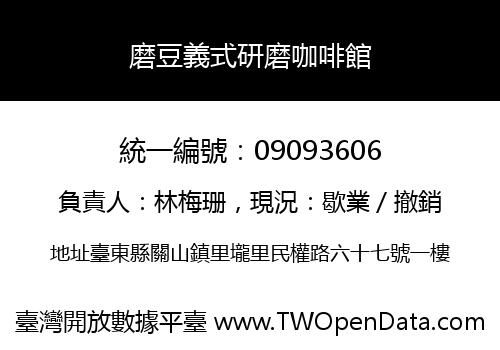 磨豆義式研磨咖啡館