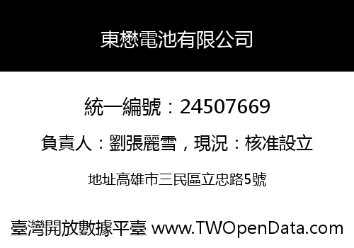 東懋電池有限公司