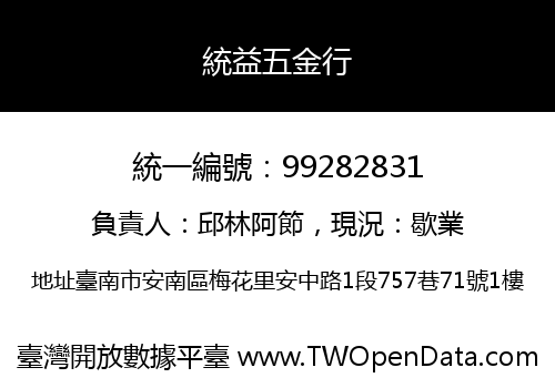 統益五金行
