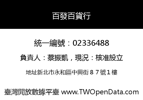 百發百貨行