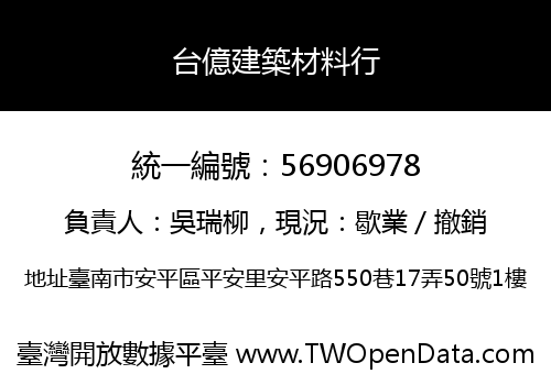 台億建築材料行