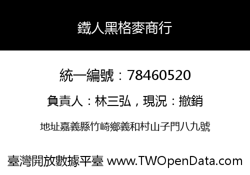 鐵人黑格麥商行