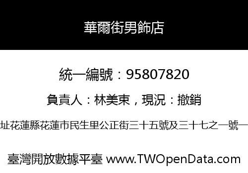 華爾街男飾店