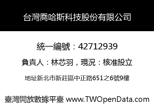 台灣喬哈斯科技股份有限公司