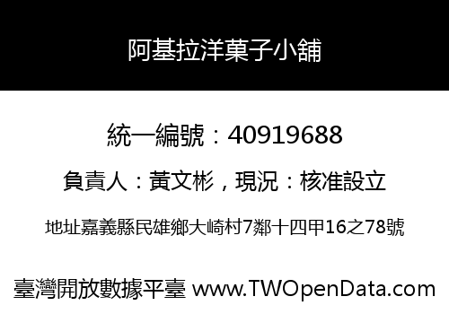 阿基拉洋菓子小舖