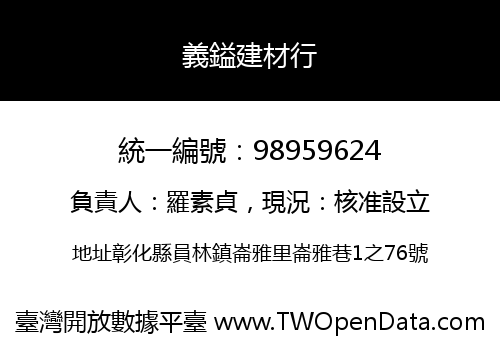 義鎰建材行