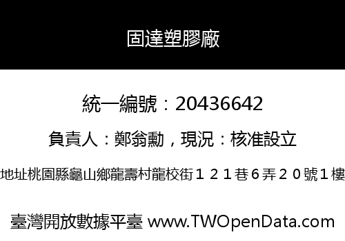 固達塑膠廠