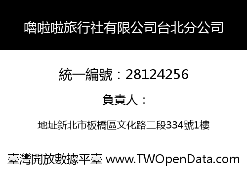 嚕啦啦旅行社有限公司台北分公司