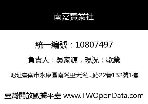 南嘉實業社