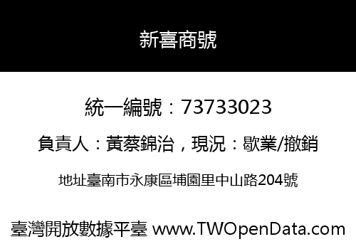 新喜商號