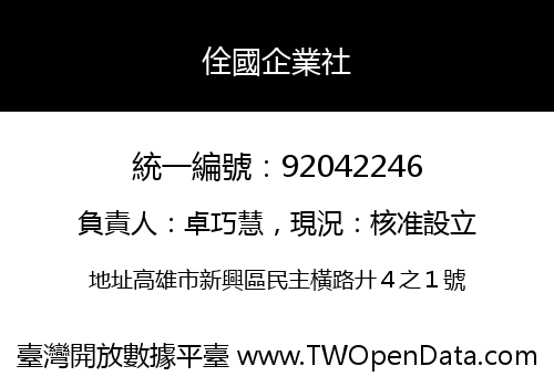 佺國企業社