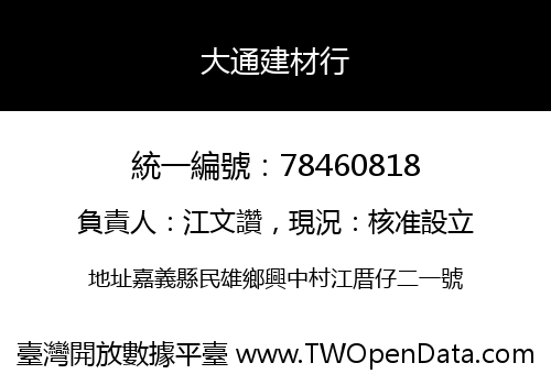 大通建材行