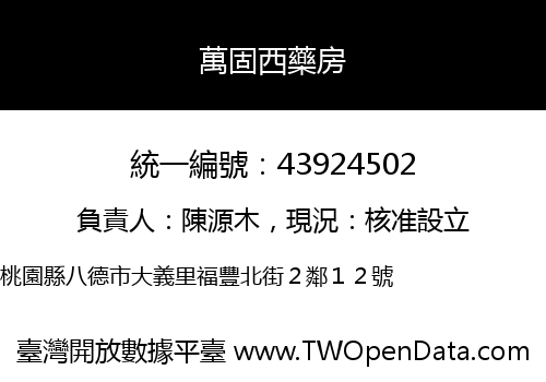 萬固西藥房