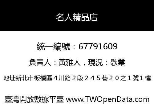名人精品店