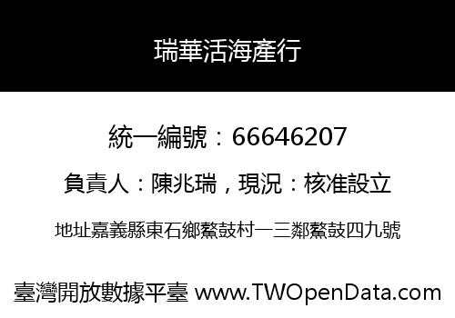 瑞華活海產行
