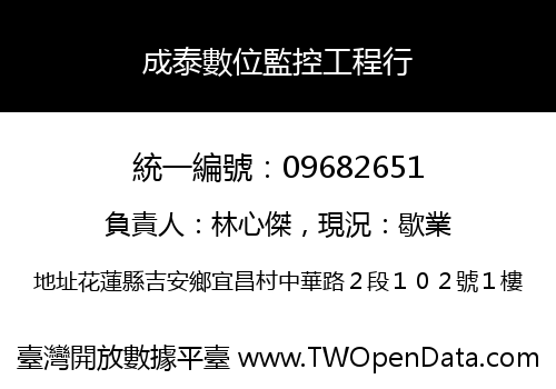 成泰數位監控工程行