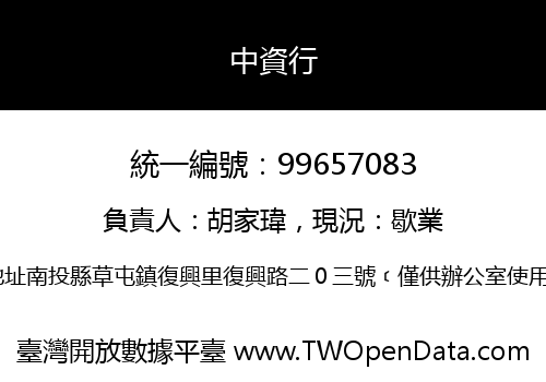中資行