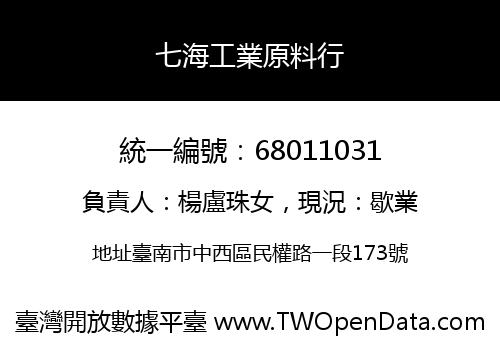 七海工業原料行