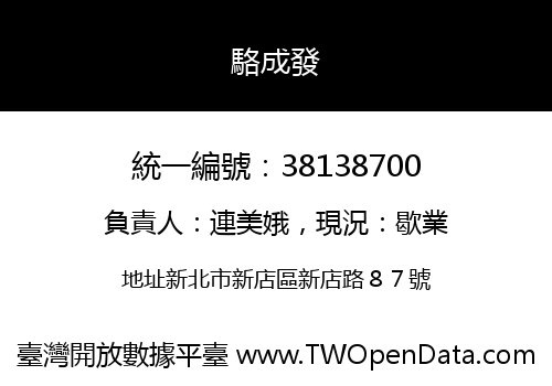 駱成發