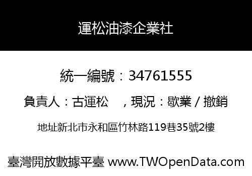 運松油漆企業社