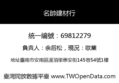 名帥建材行