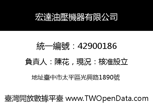 宏達油壓機器有限公司