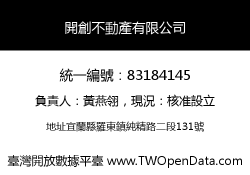 開創不動產有限公司