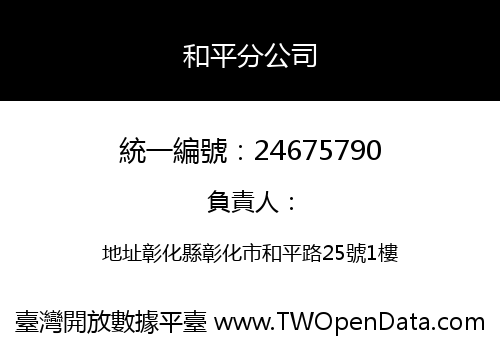 和平分公司