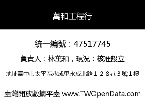 萬和工程行