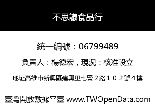 不思議食品行