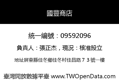 國豐商店