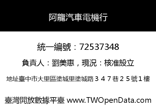 阿龍汽車電機行
