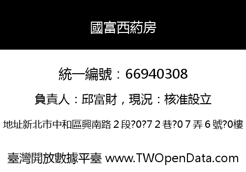 國富西葯房