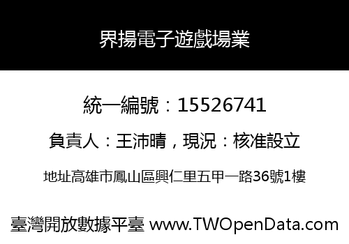 界揚電子遊戲場業