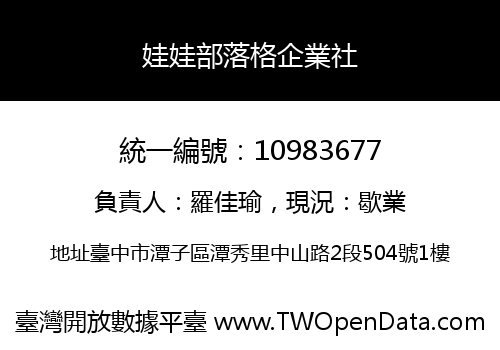 娃娃部落格企業社