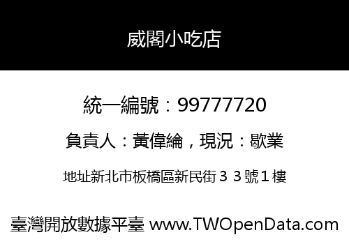 威閣小吃店