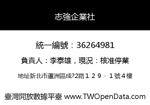 志強企業社