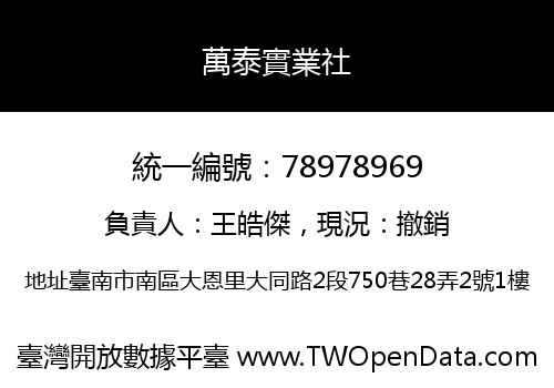 萬泰實業社