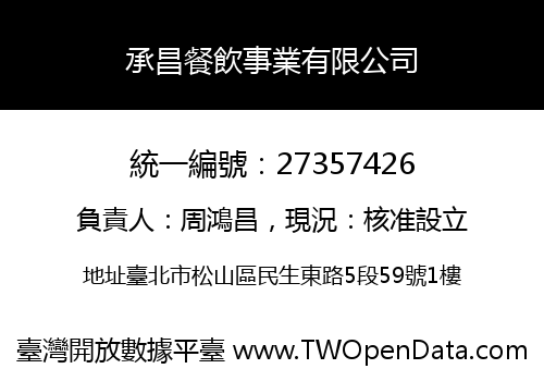 承昌餐飲事業有限公司