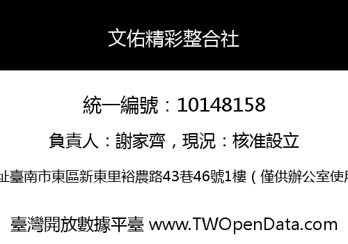 文佑精彩整合社