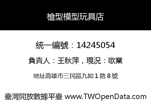 槍型模型玩具店