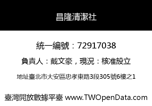昌隆清潔社