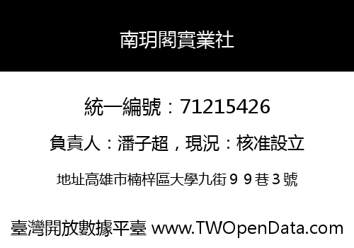 南玥閣實業社